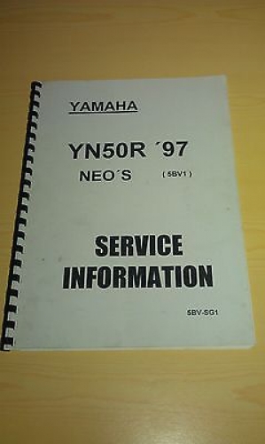 Service-Information Handbuch Motordaten Elektroschaltplan passt an Yamaha Yn 50