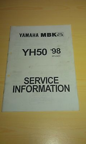 Service-Information Handbuch Motordaten Elektroschaltplan passt an Yamaha Yh 50 