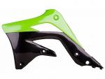 Tankverkleidung radiator scoops passt an Kawasaki Kxf Kx450f 12-15 sw-gr�n