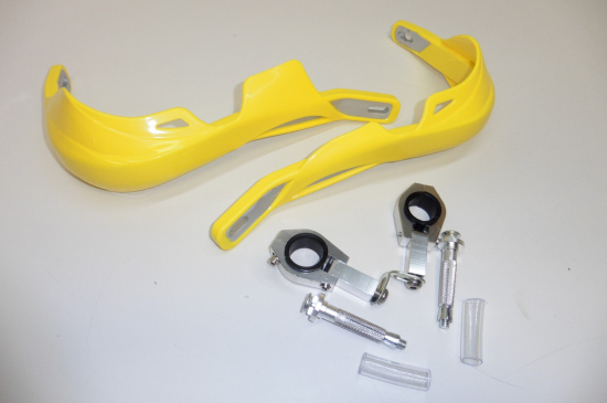Handprotektor mit Anbausatz  28,6 mm gelb (Anbauteile 22er wren in D 59, wenn bentigt) - Lager -
