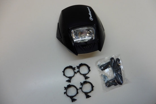 Polisport Exura Lichtmaske schwarz - Lager -