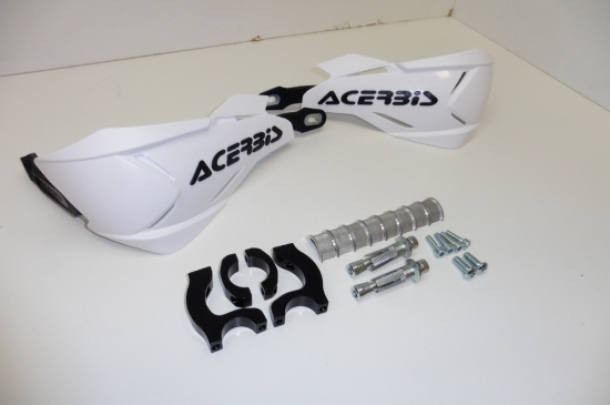 Handprotektoren X-Factory Handschutz handguards fr Ktm Exc 300 350 450 wei-sw