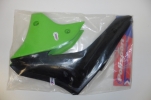 Tankverkleidung Tankspoiler radiator scoops passt an Kawasaki Kx450f 06-08 sw-gr