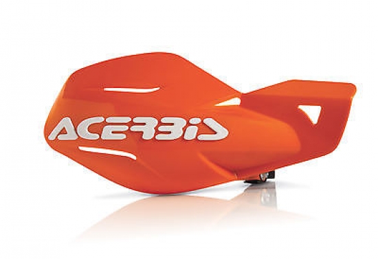 Acerbis Uniko Handprotektoren orange/wei - Lager -