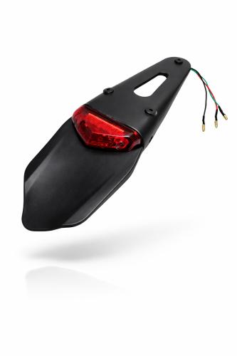 universal Kennzeichenhalter mit LED rotem R�cklicht - Lager -