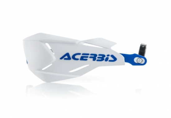 Handprotektoren X-Factory Handschutz handguards fr Yamaha Husqvarna wei-blau