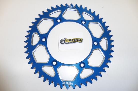 Kettenrad 51 Zhne sprocket passt an Yamaha Yz 125 250 Yzf 400 450 99-17 blau