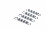 4x Auspufffedern Kr�mmerfedern 90 mm exhaust spring Sumo Motorrad Moped Auto
