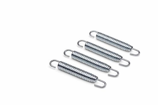 4x Auspufffedern Kr�mmerfedern 74 mm exhaust spring Sumo Motorrad Moped Auto