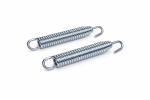 2x Auspufffedern Kr�mmerfedern 80 mm exhaust spring Sumo Motorrad Moped Auto