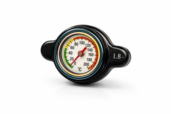 K�hlerdeckel mit Temperaturanzeige schwarz Ktm ab 2017 1,8 Bar -Lager-