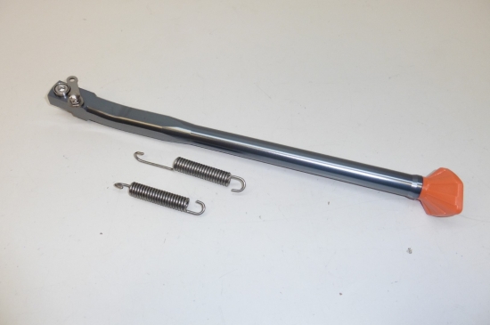 Seitenstnder mit Anbauteile Ktm Exc 1998-2007 grau / orange - Lager -