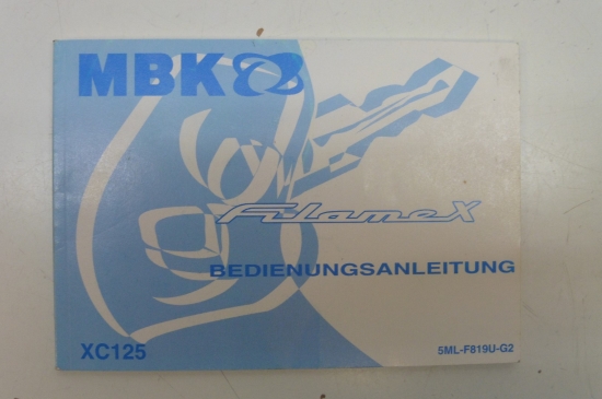 Bedienungsanleitung Handbuch Fahrerhandbuch owners manual passt an Yamaha Xc 125