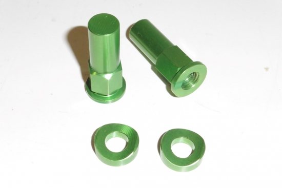 Mutter Reifenhalter nut tire holders Motorrad Enduro Sumo passt an Kawasaki grn