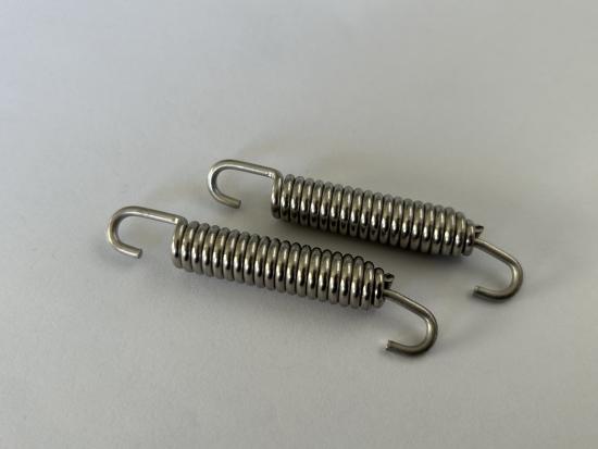 2x Auspufffeder Kr�mmerfeder Feder 65 mm Enduro Cross Motorrad Moped ATV