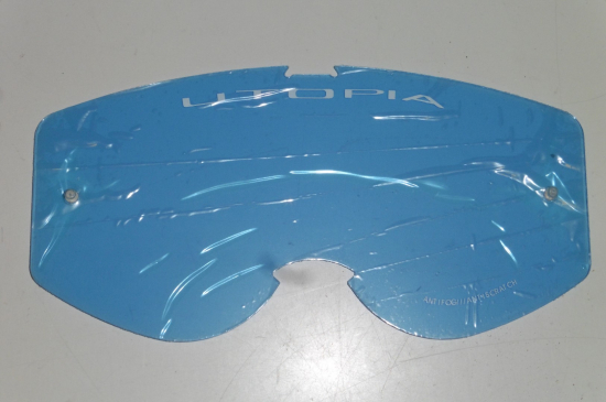 Utopia Dirty Brillenglas Ersatzglas Ersatzvisier Glas blau Lens Motocross Mx 2
