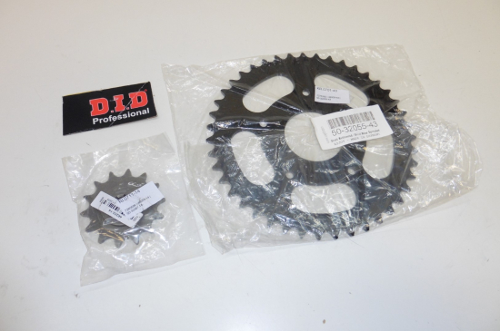 Ritzelsatz 14 43 Kettenrad Zahnrad sprocket passt an Cagiva Raptor 125 03-10