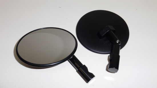 Spiegel Spiegelpaar Lenkerendenspiegel rund mirror passt an Ktm Sumo Supermoto 