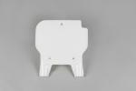 Startnummerntafel Verkleidung number plate passt an Kawasaki Kx 80 91-97 wei