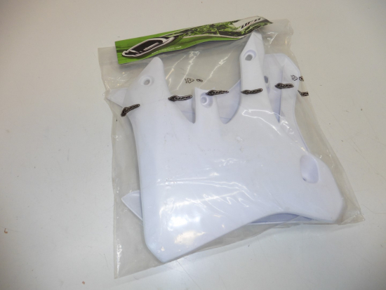 Khlerverkleidung Tankspoiler radiator scoops passt an Yamaha Yzf 250 03-05 wei