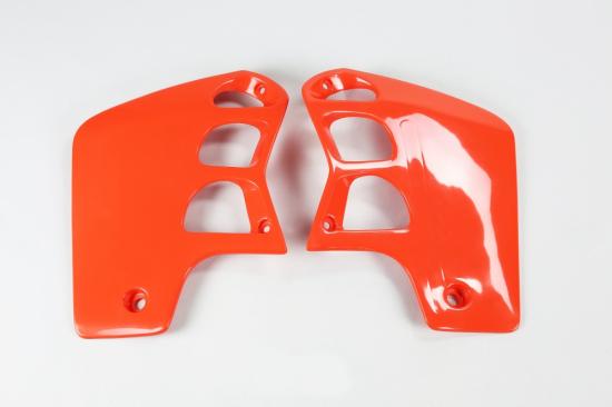 Tankverkleidung K�hlerschutz radiator scoops passt an Honda Cr 500 R 89-01 rot 3