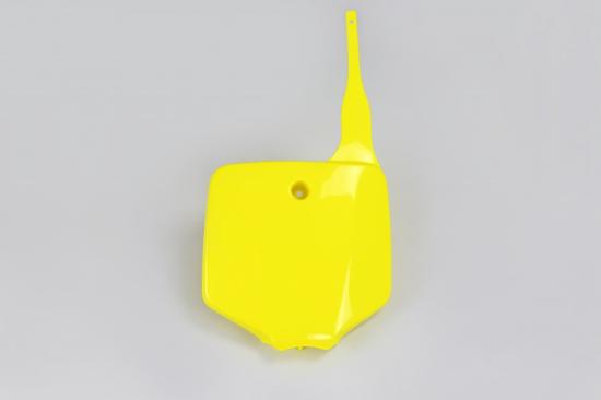 Startnummerntafel number plate passt an Kawasaki Klx 110 01-09 Kx 65 01-23 gelb