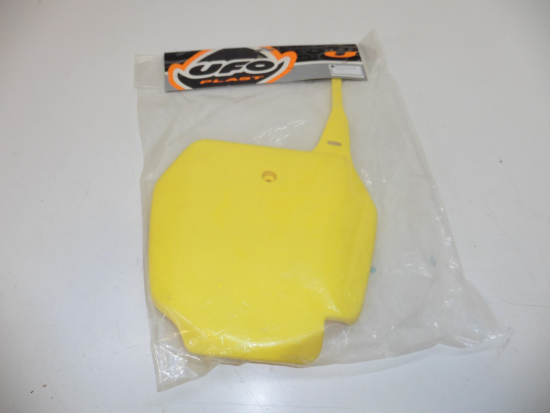 Startnummerntafel Verkleidung number plate passt an Suzuki Rm 85 00-08 gelb