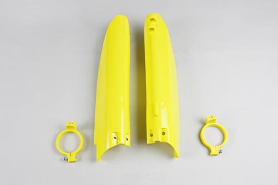 Gabelschutz Gabelprotektoren fork guards passt an Suzuki Rm 125 250 99-03 gelb