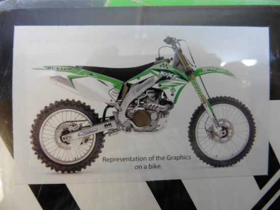 Dekorsatz Aufkleber Sticker Verkleidung Sitzbezug Kawasaki Kxf Kx450f 06-08