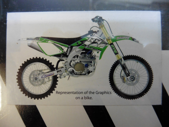 Dekorsatz Aufkleber Sticker Verkleidung Sitzbezug Kawasaki Kx 125 03-07