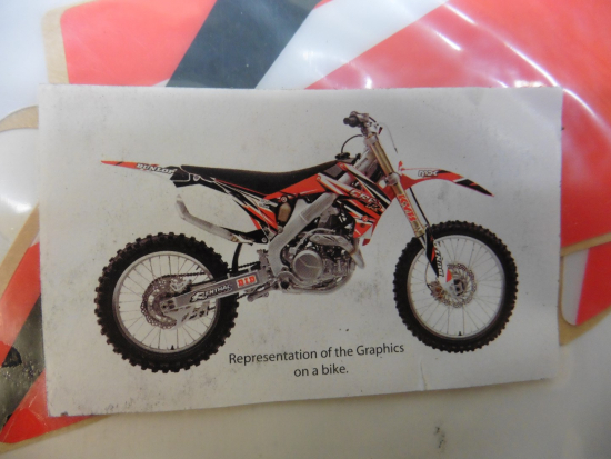 Dekorsatz Aufkleber Sticker Verkleidung Sitzbezug Honda Crf Cr-f Cr250f 10