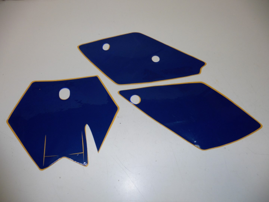 Dekorsatz Startnummernuntergrund Aufkleber Sticker passt an Ktm Sx 250 2003 blau