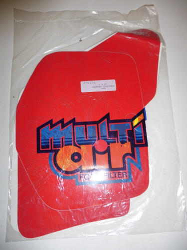 Dekorsatz Startnummernuntergrund Aufkleber passt an Kawasaki Kx 125 250 1996 rot