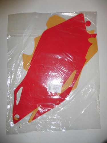 Dekorsatz Startnummernuntergrund Aufkleber Sticker cover Honda Crf 250 450 rot