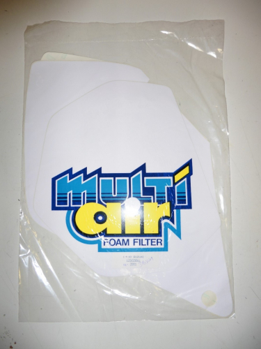 Dekorsatz Startnummernuntergrund Aufkleber passt an Suzuki Rm 125 250 01-02 wei�