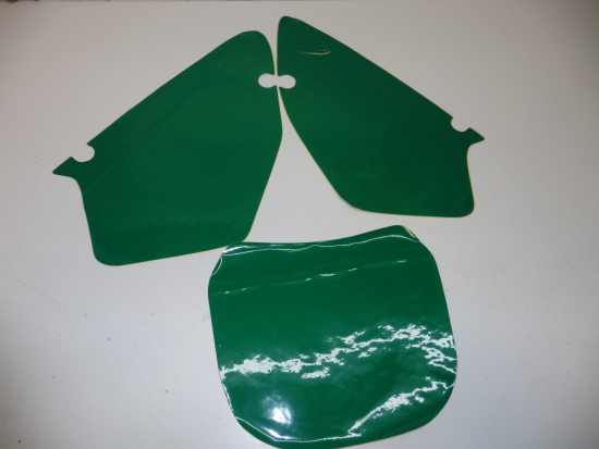 Dekorsatz Startnummernuntergrund Aufkleber passt an Yamaha Yz 125 250 2000 gr�n