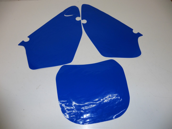 Dekorsatz Startnummernuntergrund Aufkleber passt an Yamaha Yz 125 250 00-01 blau