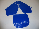 Dekorsatz Startnummernuntergrund Aufkleber passt an Yamaha Yz 125 250 00-01 blau