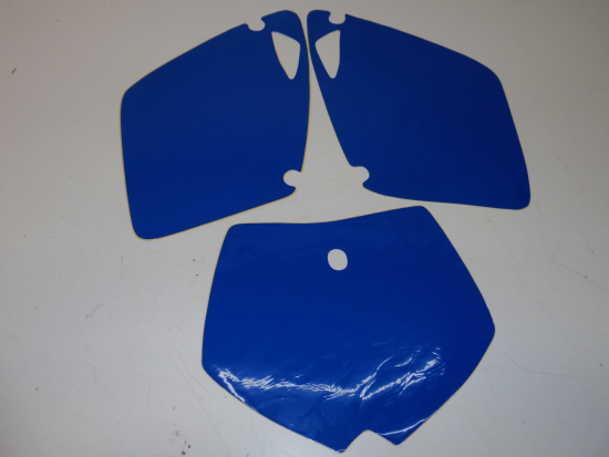 Dekorsatz Startnummernuntergrund Aufkleber Sticker passt an Ktm Sx 250 99-02 bl
