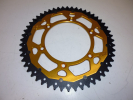 Kettenrad Stealth 52 Zhne sprocket passt an Yamaha Wr Yz 426 450 99-17 sw-gelb