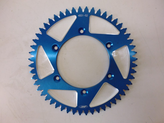 Kettenrad 52 Zhne sprocket passt an Yamaha Yz 125 Yzf Wrf 250 400 99-17 blau