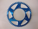 Kettenrad 52 Zhne sprocket passt an Yamaha Yz 125 Yzf Wrf 250 400 99-17 blau