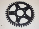 Kettenrad 40 Zhne  40 mm 56 mm Aluminium sprocket schwarz
