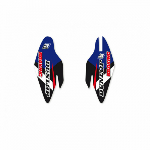 Dekor Aufkleber Gabelprotektoren passt an Yamaha Yz 125 15-20 Yzf 250 sw-blau