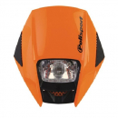 Lichtmaske Exura Lampenmaske Scheinwerfer headlight passt an Ktm orange