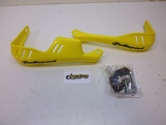 Handprotektoren Integral Handschutz handguards universal passt an Suzuki gelb