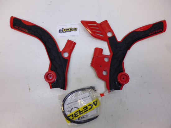 Acerbis X-Grip Rahmenschutz Protektor frame cover fr Beta Rr 250 300 13-18 rot