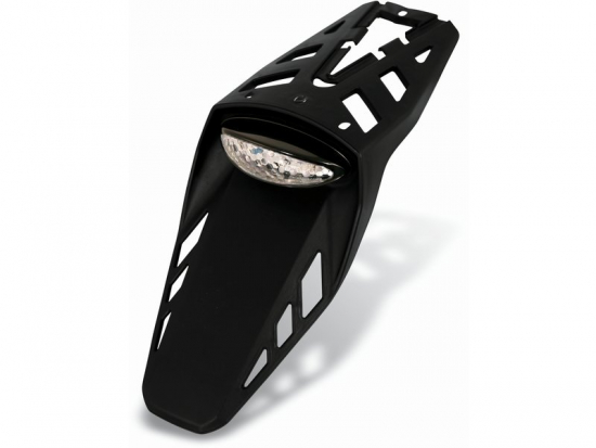 Kennzeichenhalter Nummerntafeltrger Led Ce Enduro Sumo Motorrad schwarz