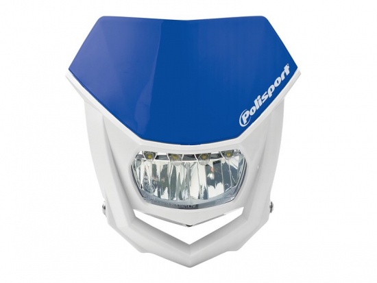 Lichtmaske Halo universal Led Lampenmaske headlight passt an Yamaha wei�-blau