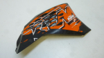 Tankverkleidung rechts Tankspoiler scoop passt an Ktm Exc 450 2008 or-sw